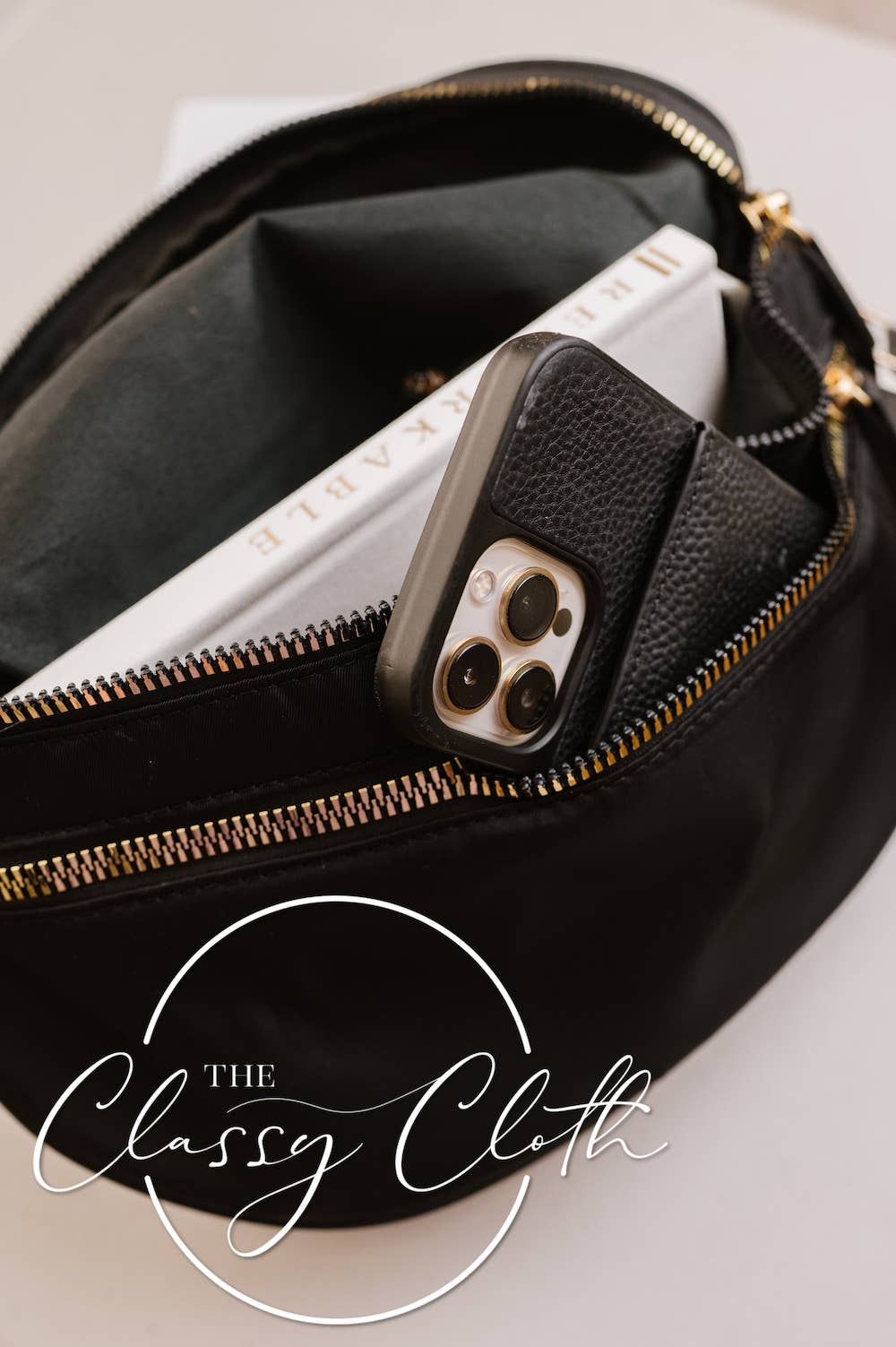 Fanny Pack Shoulder Sling Bag - Black