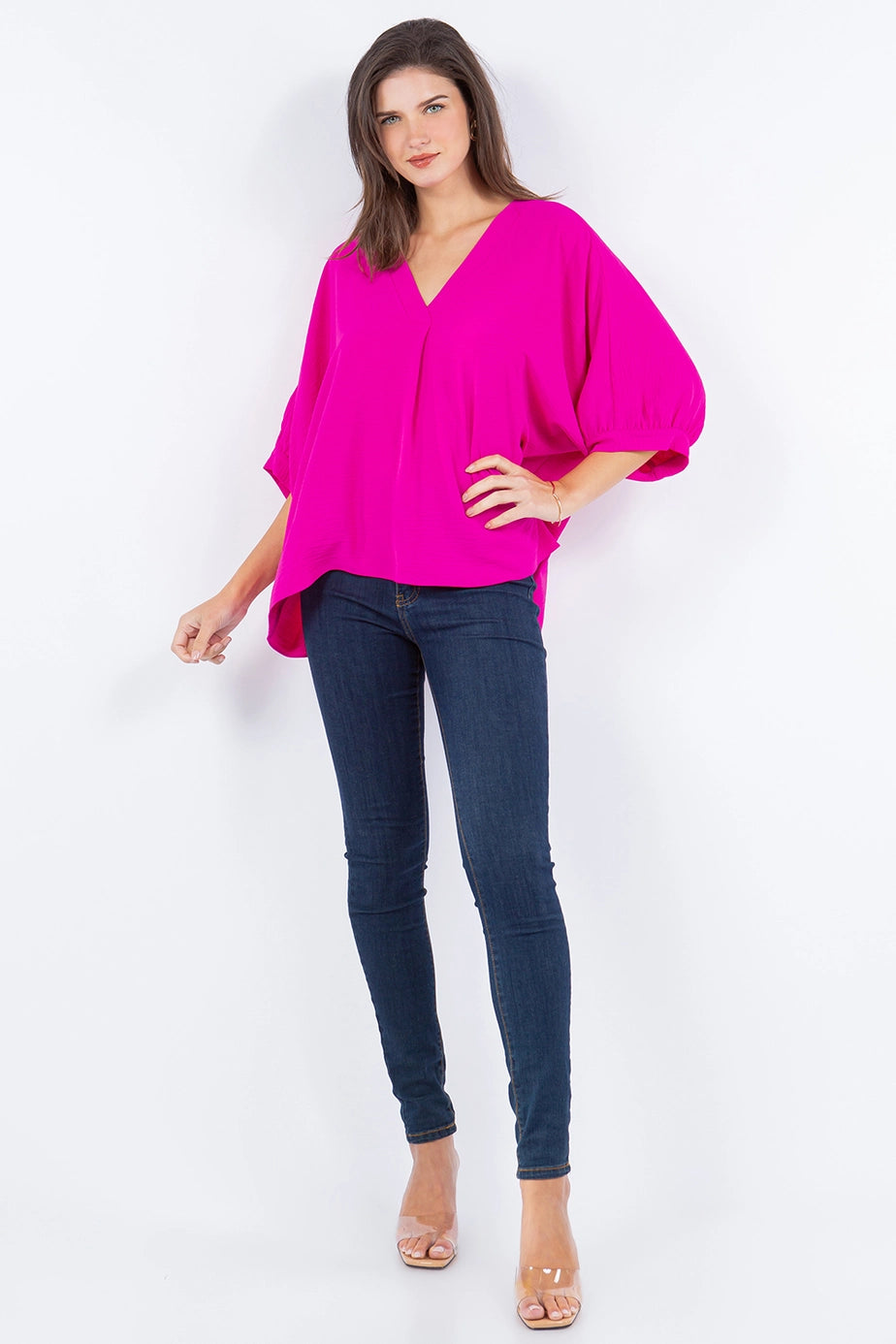 Royal Blue Blouse