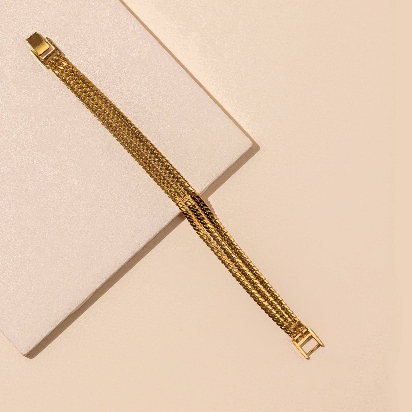 18K Gold Plated Stainless Steel Chain Bracelet