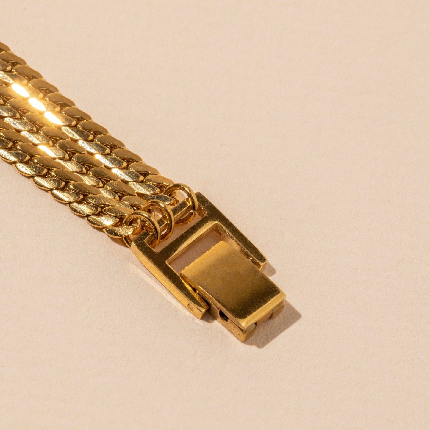 18K Gold Plated Stainless Steel Chain Bracelet