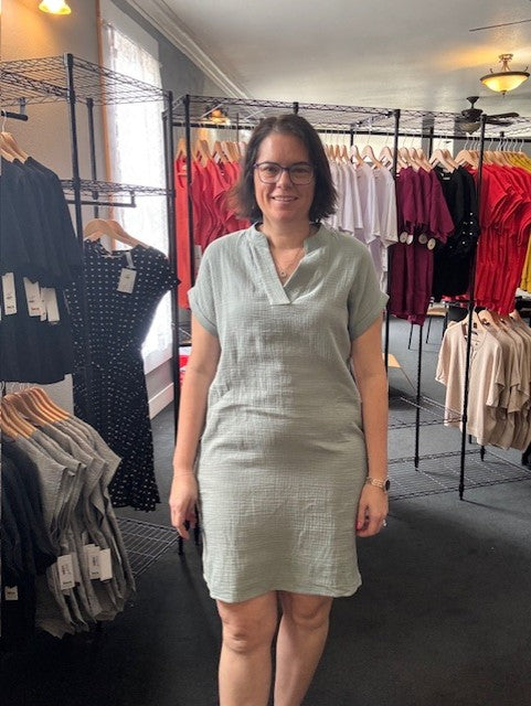 Sage T'Shirt Dress