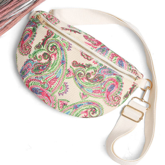Variety Pattern Adjustable Crossbody Belt Bag