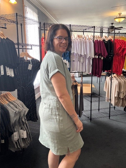 Sage T'Shirt Dress