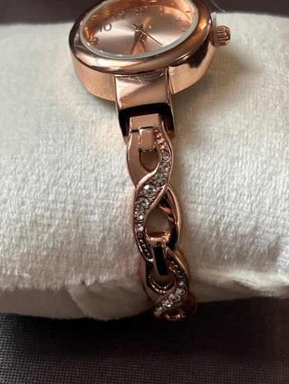Rose Gold Twist Watch