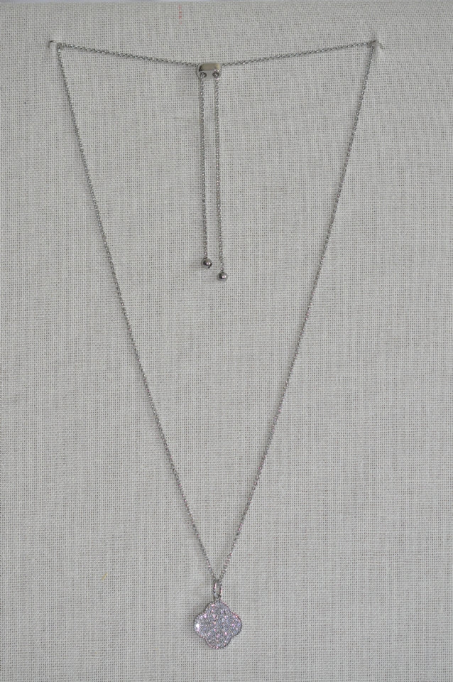 Silver Slide Necklace