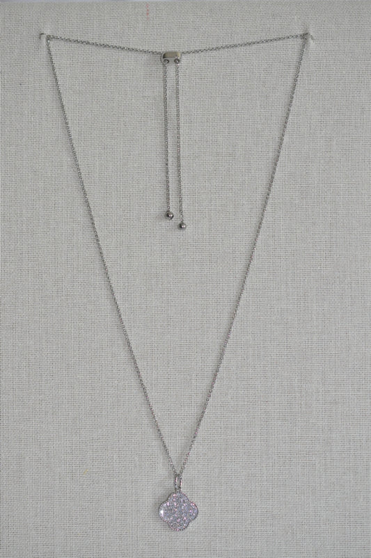 Silver Slide Necklace