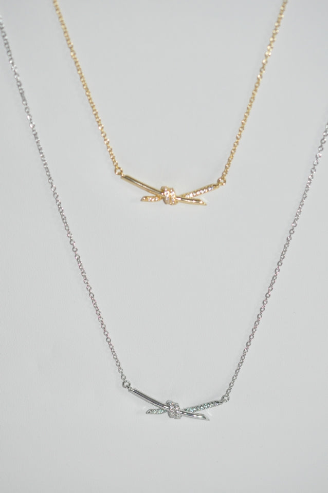 Gold Knot Necklace