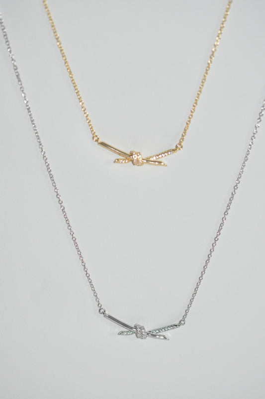 Gold Knot Necklace