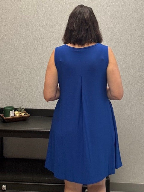 Sleeveless Dress - Royal