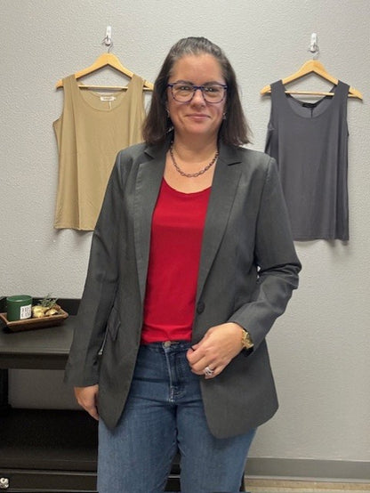 Layering Tank Top - Taupe