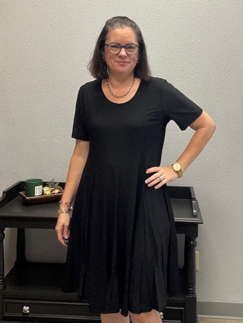 Black Dress w/ Sleeves