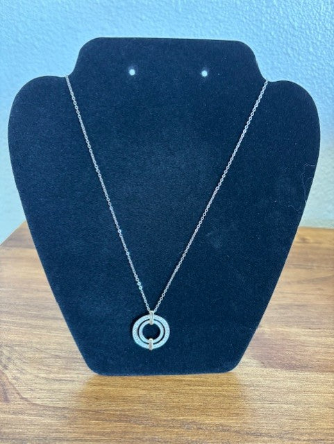 Silver w/ Gold Accent Necklace