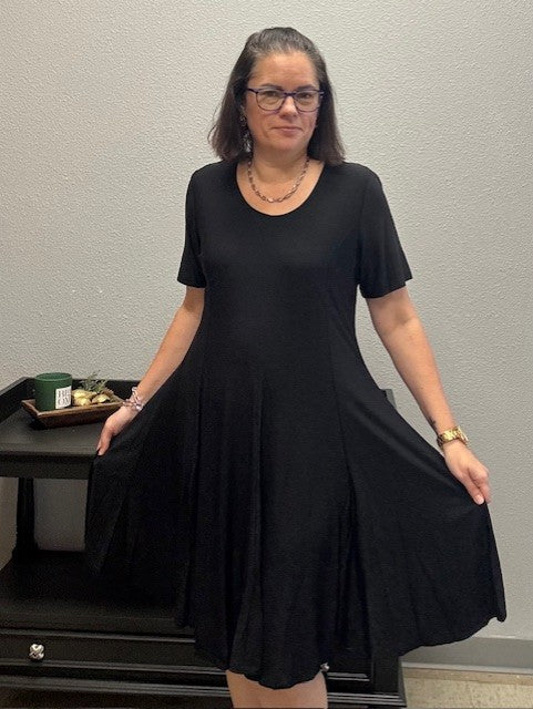 Black Dress w/ Sleeves