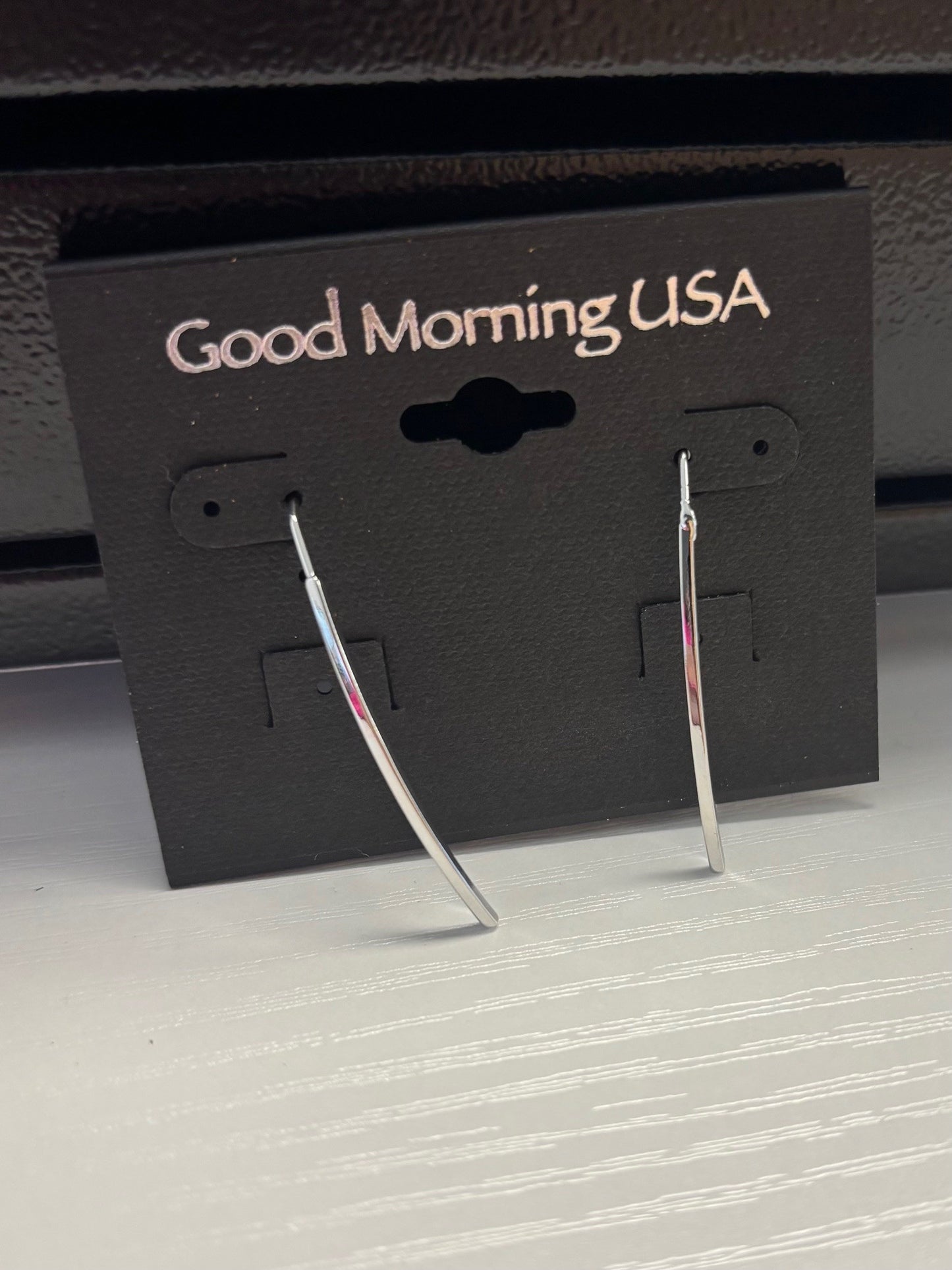 Silver Stick Earring