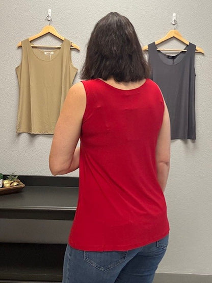 Layering Tank Top - Black