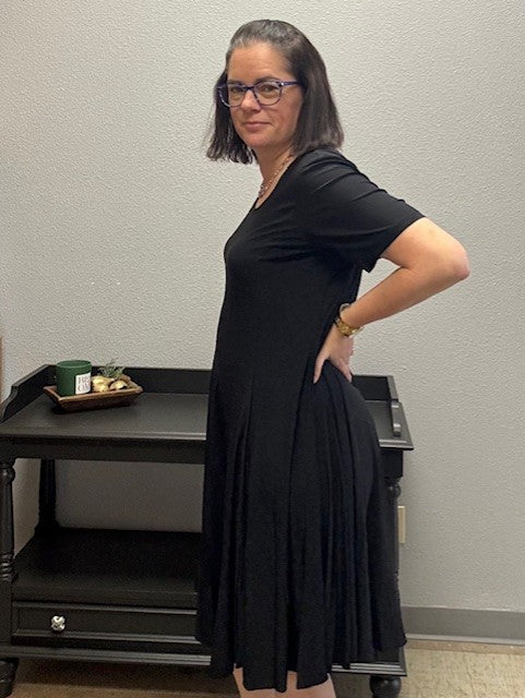 Black Dress w/ Sleeves