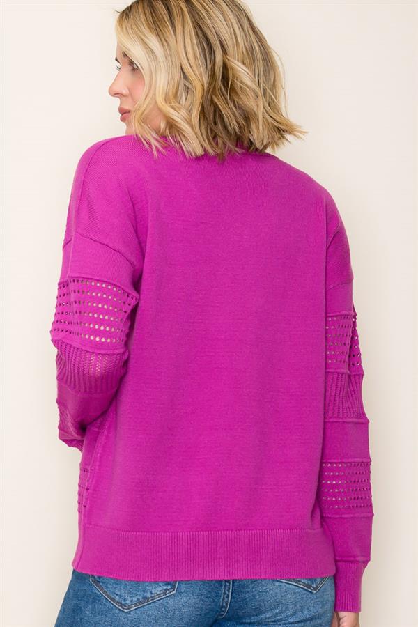 V-Neck - Magenta