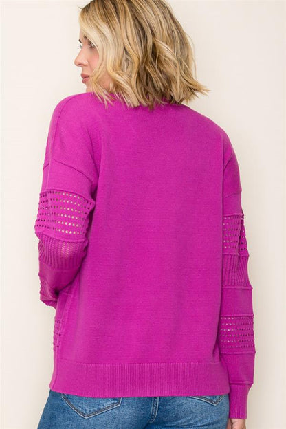 V-Neck - Magenta