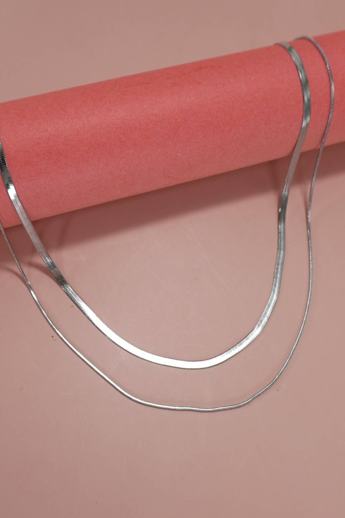 STAINLESS STEEL TARNISH FREE MULTI LAYER NECKLACE: GOLD