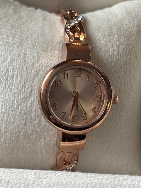 Rose Gold Twist Watch