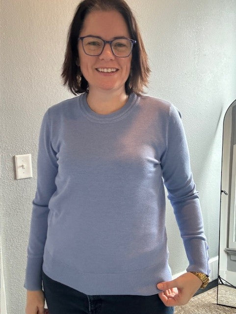 Light Blue Lightweight Sweater