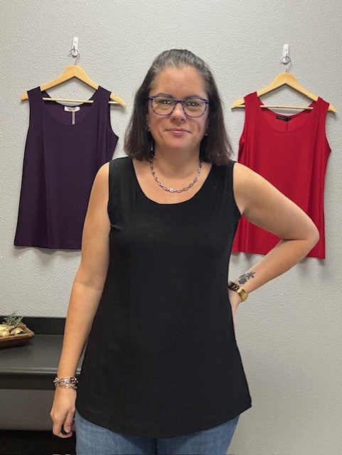 Layering Tank Top - Black